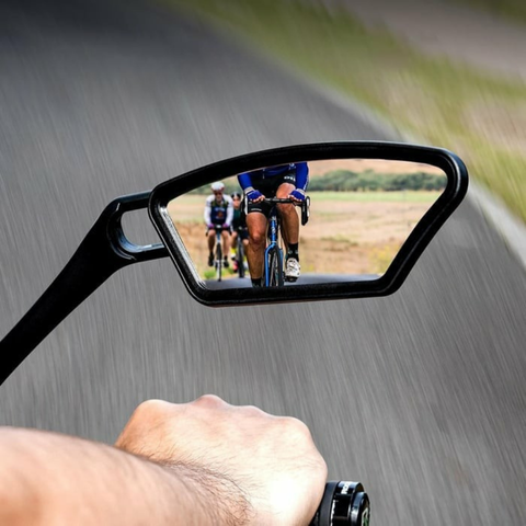 Rétroviseur Moto Et Vélo Rotatif 360° — Protection Et Visibilité Optimale