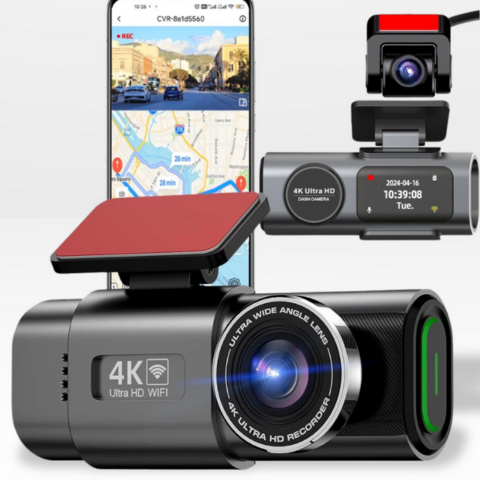 Cameră Auto 4K UHD – Securitate și Înaltă Definiție