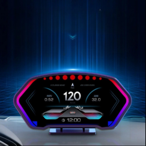 Digitale Rijdisplay – Snelheid en Informatie in Één Oogopslag