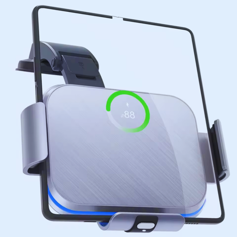 Support Telefono Auto – Fissaggio e Ricarica Senza Fili Integrata