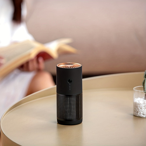 Purificador de Aire para Coche — Portátil y Recargable por USB