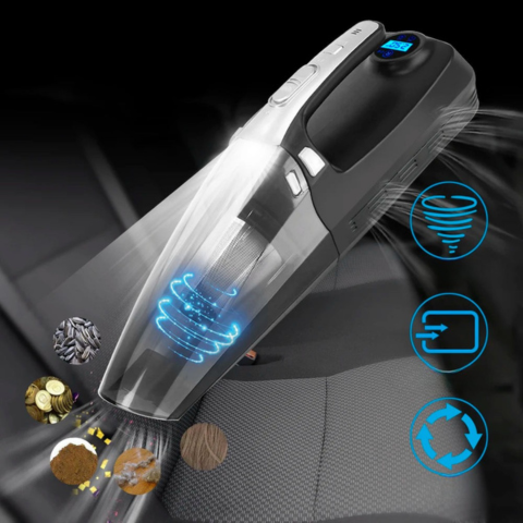 Vysávač do auta 4 v 1 – Vysoký výkon 12V/120W
