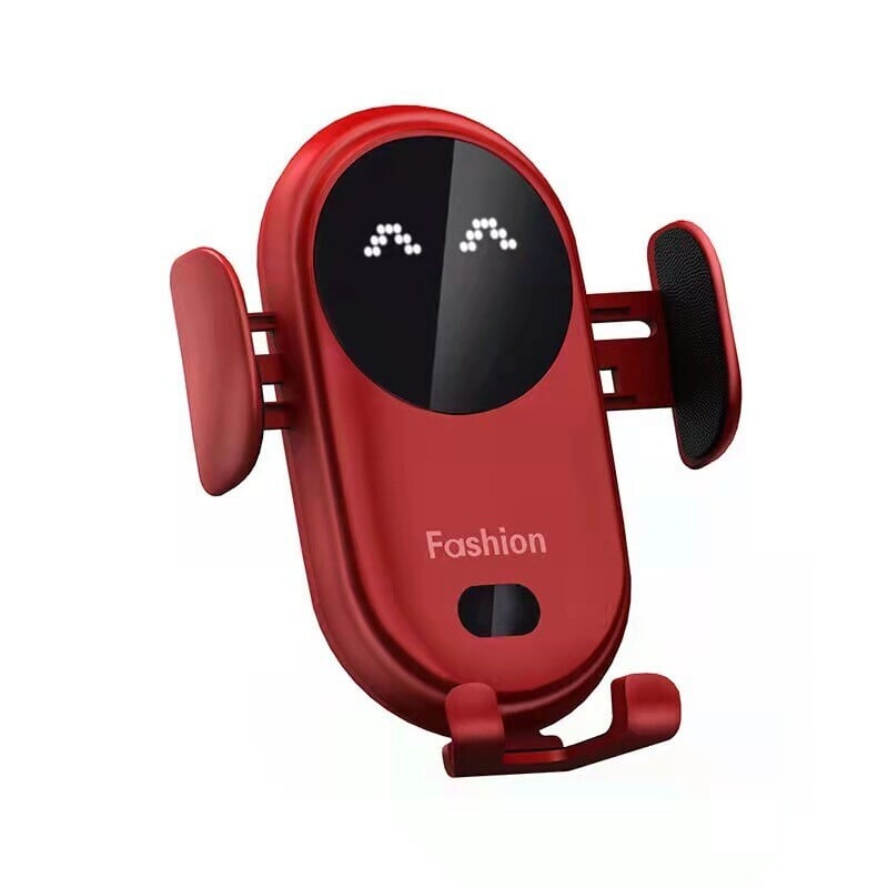 Cargador Inalámbrico para Coche con Soporte para Teléfono – Fijación Automática y Rápida
