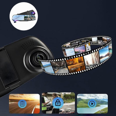 Caméra Rétroviseur HD – Sécurité Totale En Route