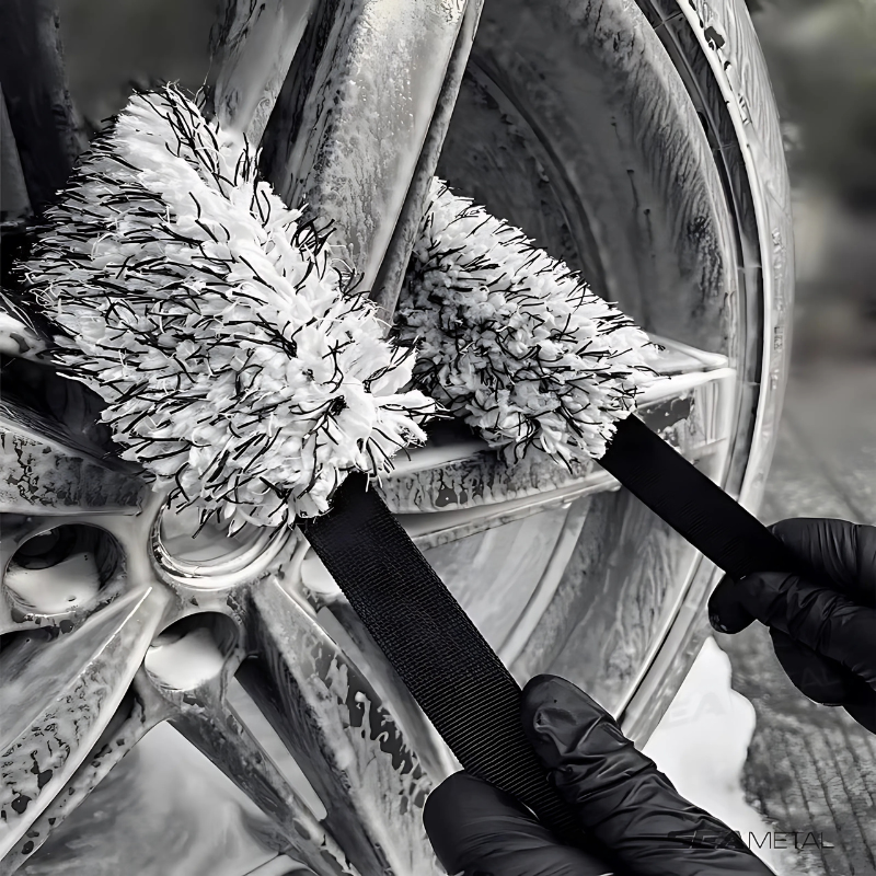 Kartáč na mytí kol automobilu – pro efektivní čištění