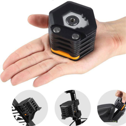 قفل دراجات قابل للطي — أمان مضغوط وقوي