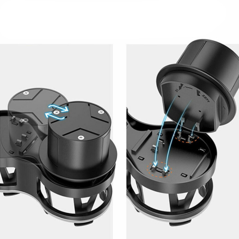 ΚραHolder Ποτηριών Για Αυτοκίνητο — Πρακτικός Και Εύκολη Πρόσβαση