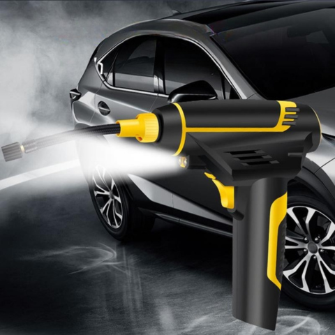 Compressore d'aria portatile 120W — Gonfiaggio rapido con display digitale