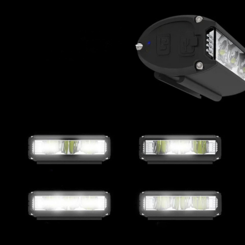 Dobíjacia bicyklová lampa – vodotesná a ultra jasná