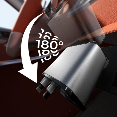 Bilhållare med utdragbar funktion – Kompakt och mycket praktisk