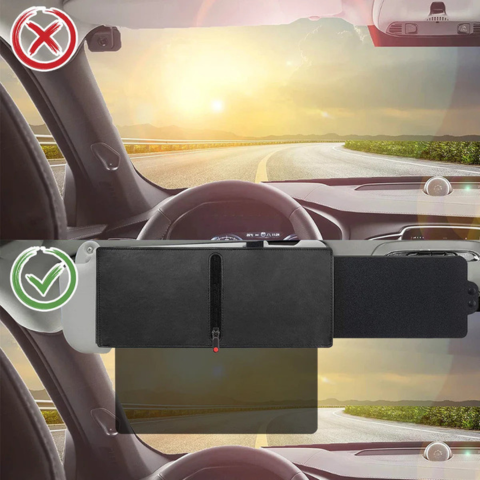Extensie Parasolar Auto — Protecție Anti-Orbire
