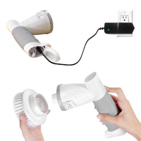 Brosse Électrique de Nettoyage — Rechargeable Et Multifonction