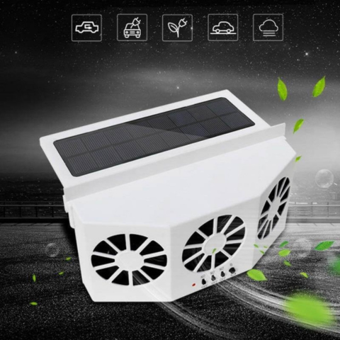 Solcelleventilator til bil – Ideel om sommeren