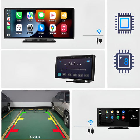 Intelligenter Auto-Monitor – Verbunden und Funktional