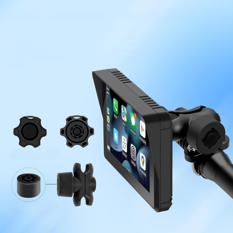 Support Multimediale Moto — Navigazione e Musica Senza Fili