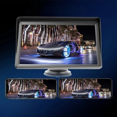 Sistema Multimedia de Auto — CarPlay y Android Auto Sin Hilos