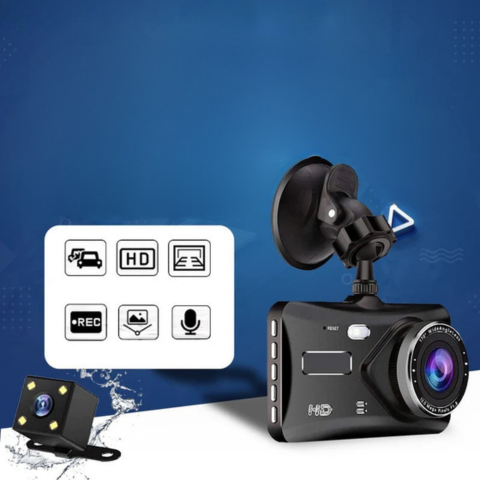 Dashcam Avant Et Arrière — Enregistrements Clairs Et Précis