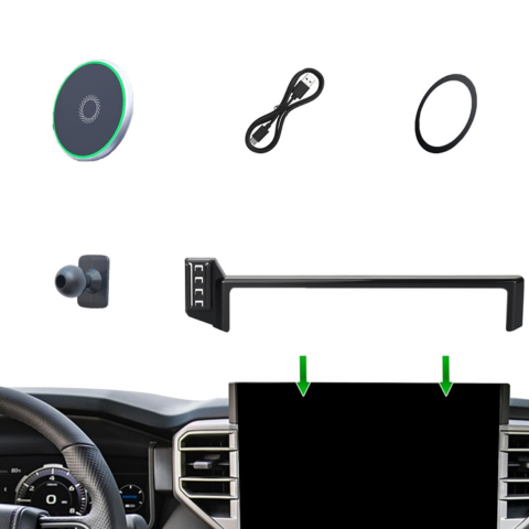 Cargador de Coche Inalámbrico — Para Toyota Tundra y Sequoia