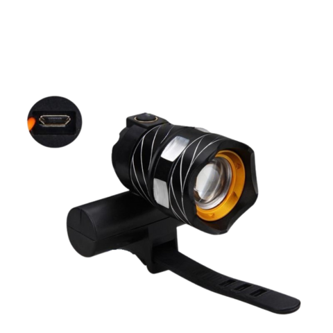 Faro Delantero de Bicicleta LED — Luz Potente y Resistente al Agua