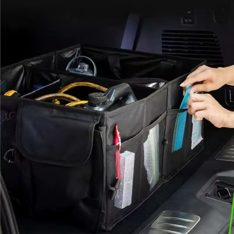 Organizador De Maletero De Coche — Almacenamiento Plegable Y Práctico