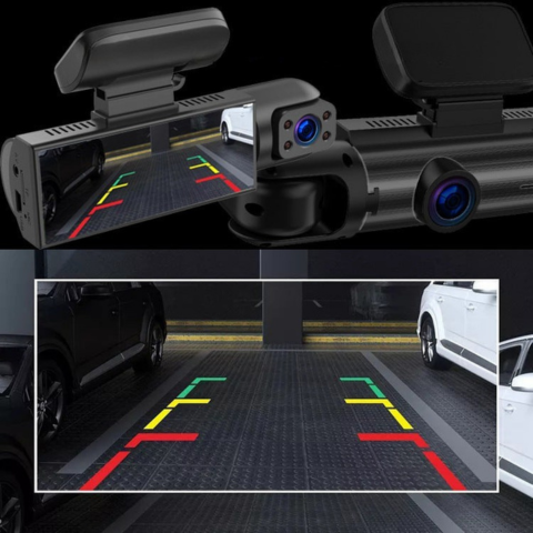 Palubná kamera do auta — Dvojitá predná kamera pre optimálnu bezpečnosť