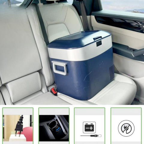 Nevera eléctrica para auto – Compacta y versátil