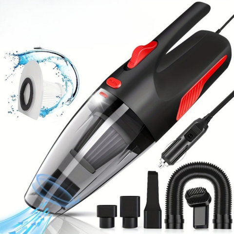 Powerful Portable Car Vacuum Cleaner — Quick Cleaning and Everyday Convenience