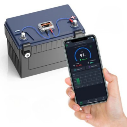 בודק סוללות רכב עם פיקוח Bluetooth — בדיקה מהירה וביצועים אופטימליים