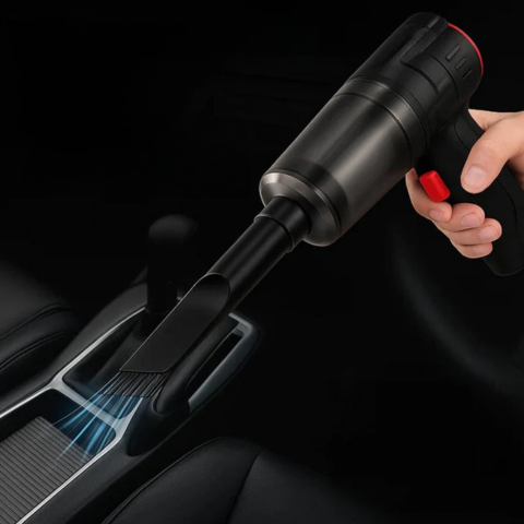 Draadloze Auto Stofzuiger 95000Pa — Diepe en Directe Reiniging