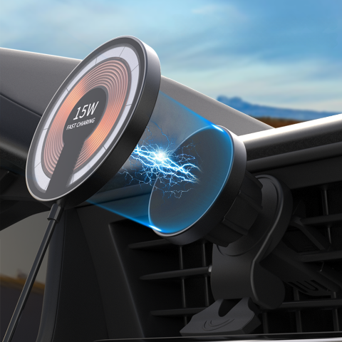 Vezeték nélküli mágneses töltő autóhoz – Csatlakoztatott és praktikus vezetés