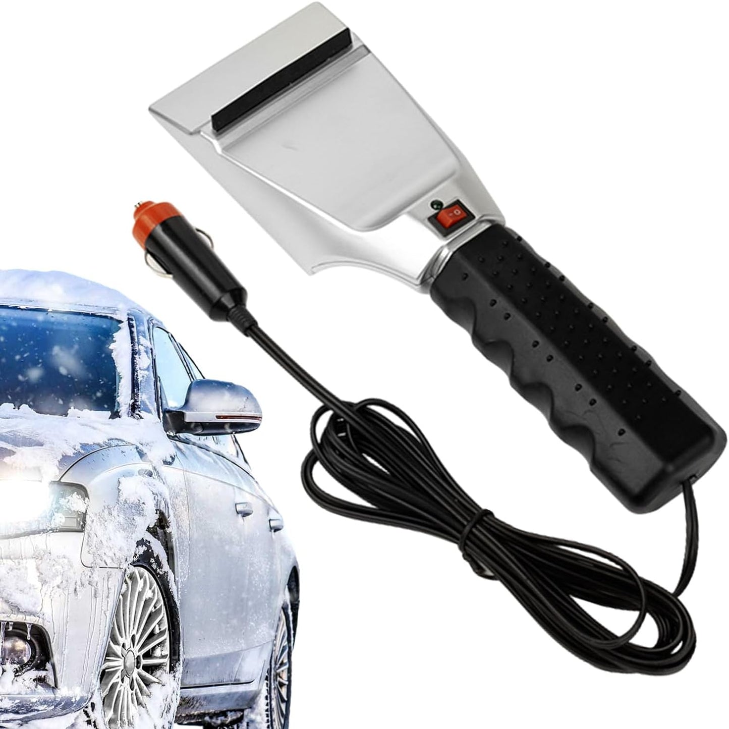 Ηλεκτρική Ξύστρα Παρμπρίζ 12V — Διαυγές Παρμπρίζ Σε Λίγα Λεπτά