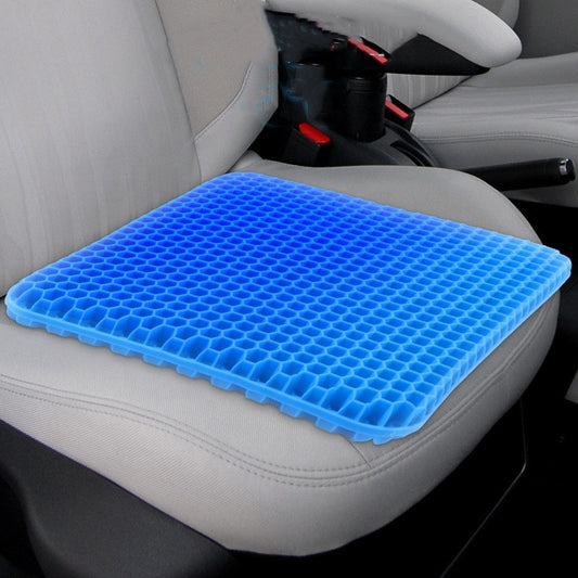 Cojín De Asiento De Gel Para Coche — Alivia Presión Y Fatiga