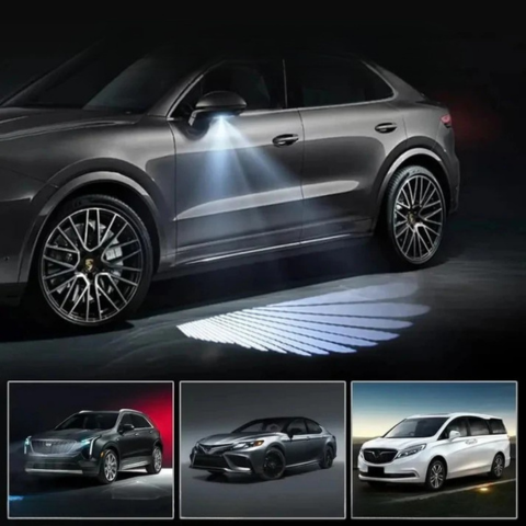 Projecteur De Lumière De Porte De Voiture Ailes D’Ange — Effet Visuel & Style Unique
