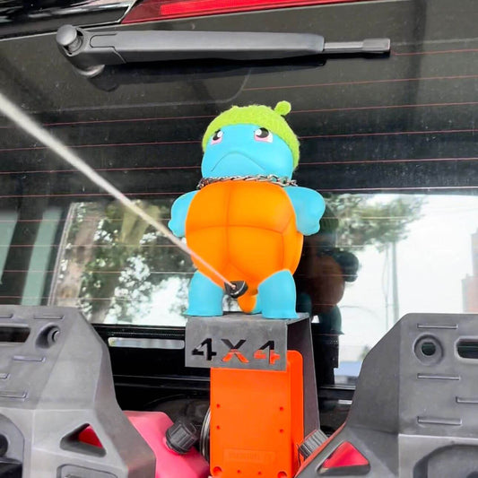 Figurína s rozprašovačem Auto — Proud vody, který se usmívá