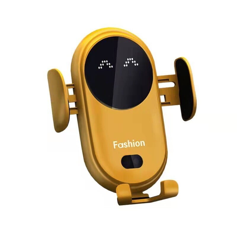 Cargador Inalámbrico para Coche con Soporte para Teléfono – Fijación Automática y Rápida