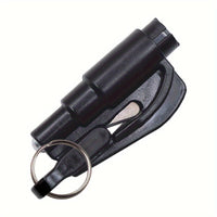 Compact Security Tool — Window Breaker & Seat Belt Cutter 