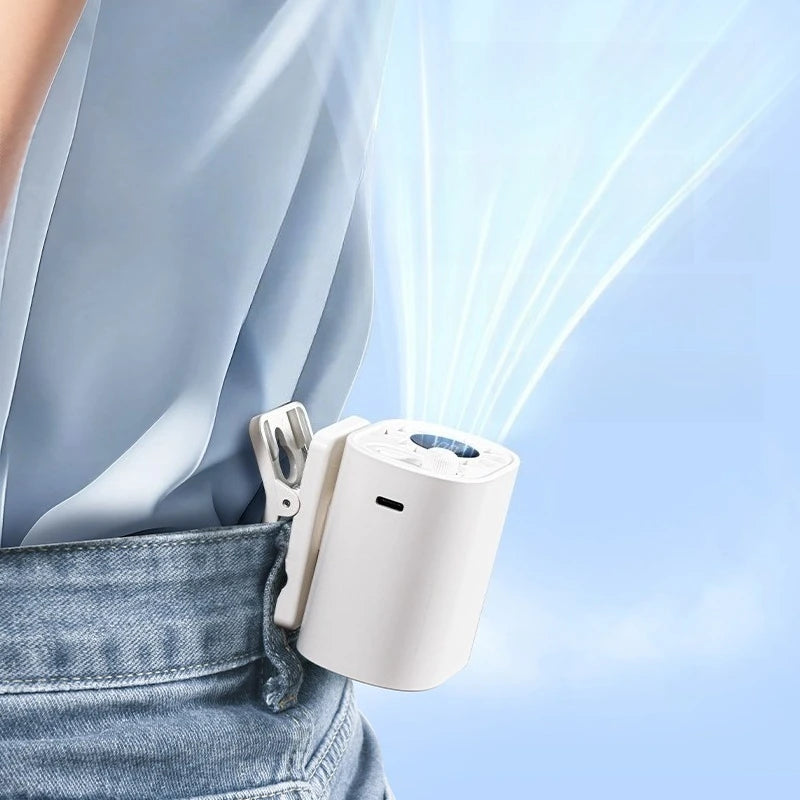 Ventilatore Ricaricabile Con Schermo LED — Freschezza Portatile E Batteria Lunga Durata 