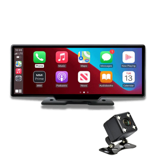 Telecamera di sorveglianza auto – Fissaggio universale e LED integrati 