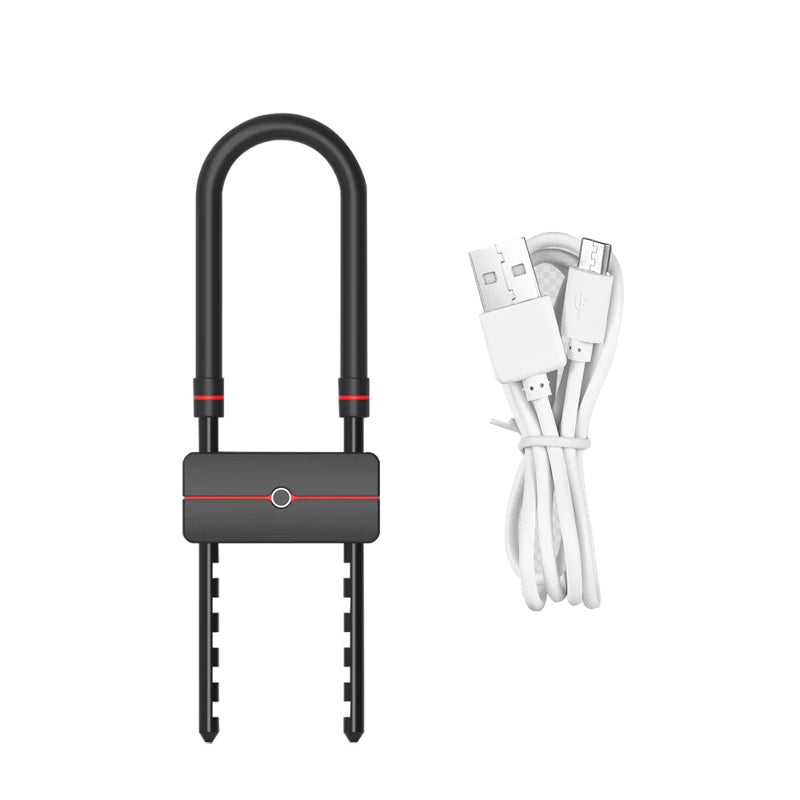 Bluetooth a odtlačok prsta pre pripojený zámok na bicykel 