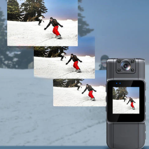 Telecamera Girevole per Auto – Registrazione a 360° e Visione Notturna 