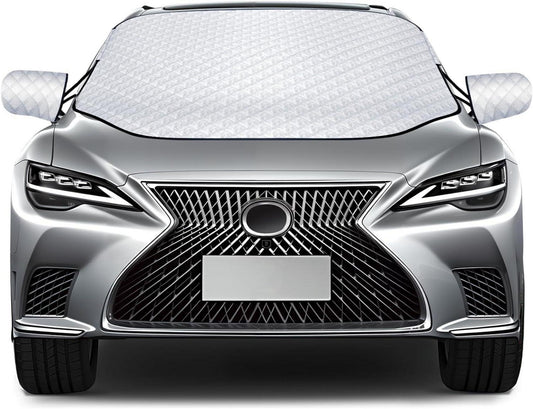 Voorruitbescherming Voor Auto — Bescherming Tegen Zon En Vorst 