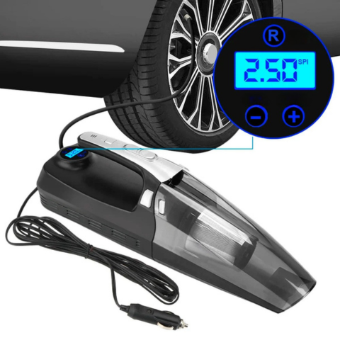 Vysávač do auta 4 v 1 – Vysoký výkon 12V/120W 