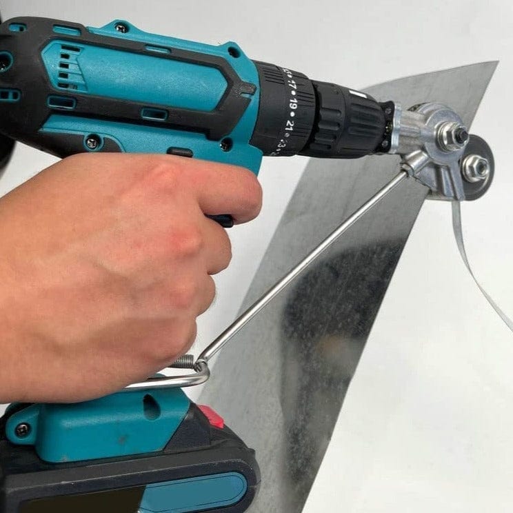 Prořezávač plechu pro vrtačku – speciálně pro karosářské a mechanické práce 