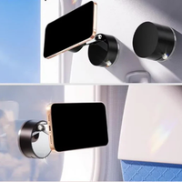 Suport Telefon Mașină – Fixare Magnetică Rotativă și Securizată 