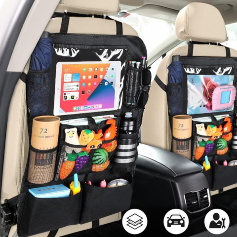 Organisateur De Siège Arrière De Voiture — Rangement Spacieux Et Pratique