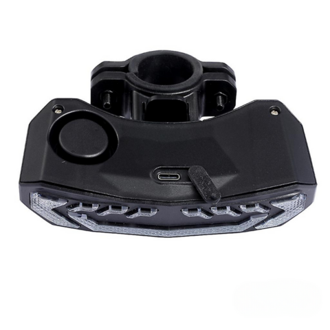 Multifunktionel cykelbaglygte - blinklys, bremse og alarm