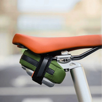 自転車用サドル下ポーチ — 軽量、耐久性があり、取り付けが簡単 
