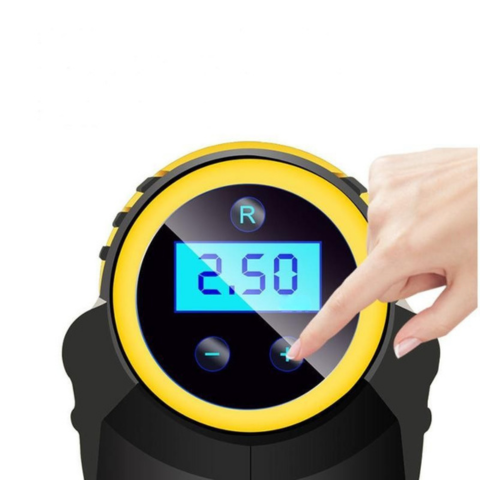 Compresseur D’Air Portable Voiture – Affichage Digital Et Lumière LED