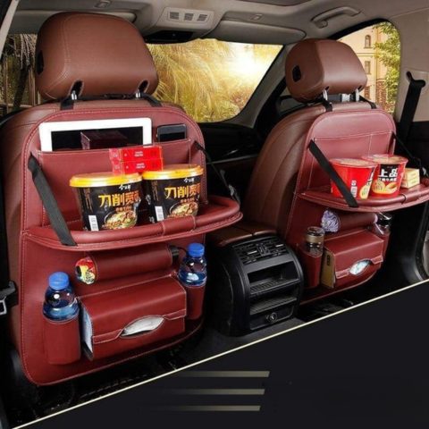 Organizador De Silla De Auto — Almacenamiento Práctico Y Multifuncional 