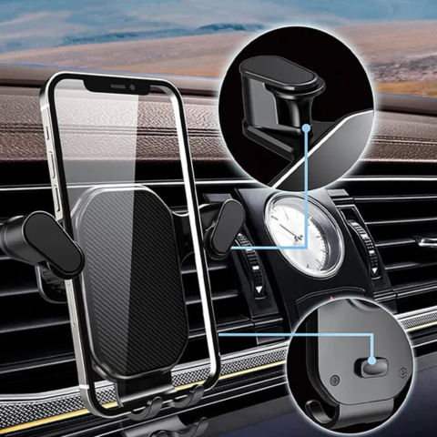 Telefoon Steun Auto — Compatibel Met Alle Smartphones 